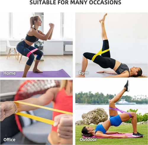 AurexFit Resistance Loop Bands — Set of 5